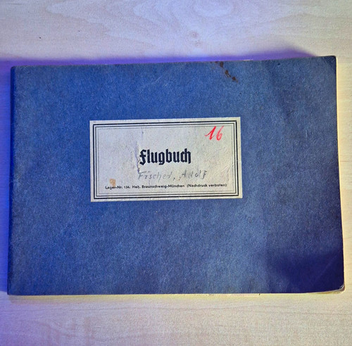 Flugbuch luftfahrt 1940 - flugbuch, 2.10.1940