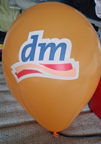 20x werbe luftballons - 20x, dm