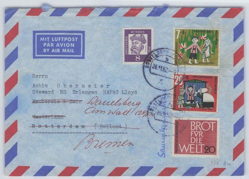 Bund luftpost sammlerbrief - bund,