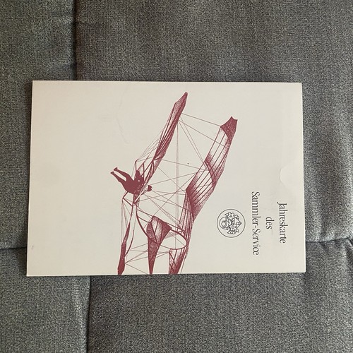 Brd briefmarke jahreskarte - briefmarke,